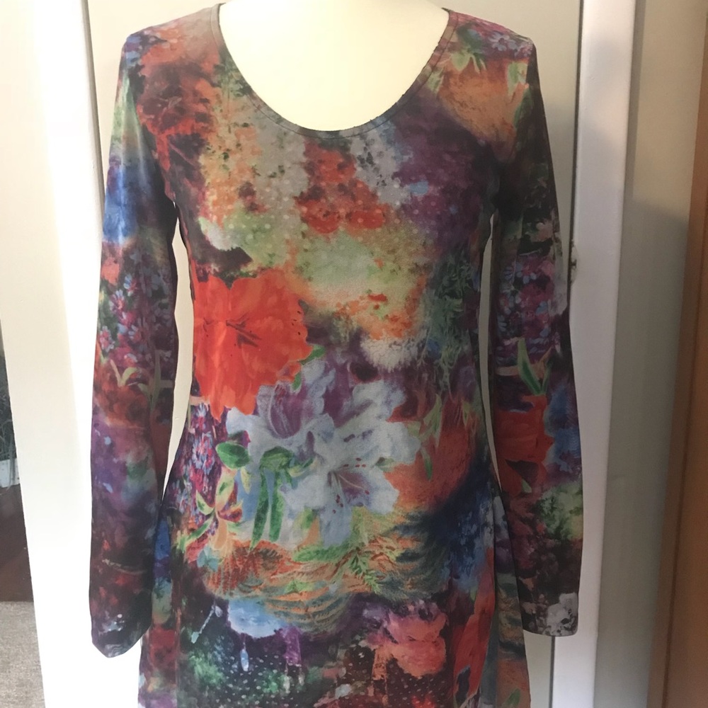 Reversible Tunic ~ Solid & Print - Picture 5 of 6
